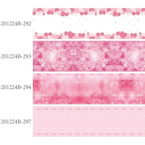 50 yards/lot) Wholesale 22mm 25mm pink Valentine theme grosgrain ribbon