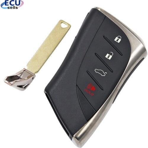 4 Buttons Smart Prox Remote Car Key Shell Case for Lexus ES300h ES350 ES200 ES260 LS350 LS500h With insert small key