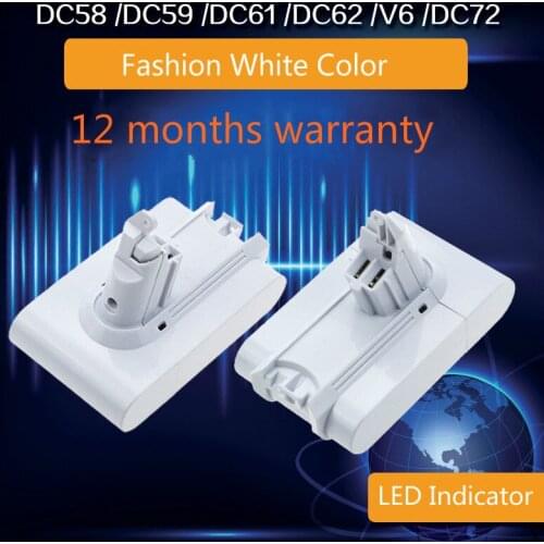 LED Japan 21.6V 4500mAh Li-ion Replacement Battery For Dyson DC58 DC59 DC61 DC62 DC72 DC74 SV03 SV05 SV06 SV09