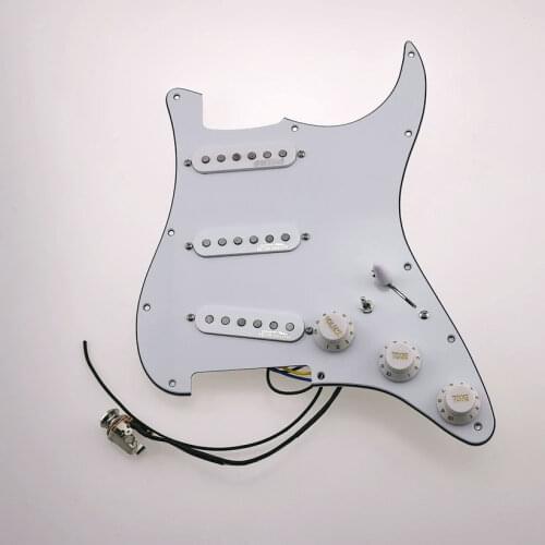 Wilkinson WVS 60s Alnico5 SSS Single Coil Guitar Pickups Strat 7-Way type fully loaded pickguard