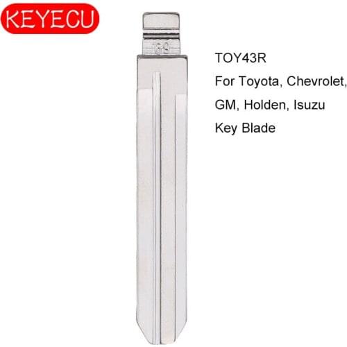 50pcs/lot KEYDIY Universal Remotes Key Flip Blade TOY43R for Toyota, Chevrolet, GM, Holden, Isuzu