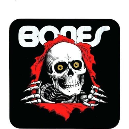 Funny Skateboard Sticker Old School Ripper Black Bones Brigade Gas Fuel Tank Cap Car Decal