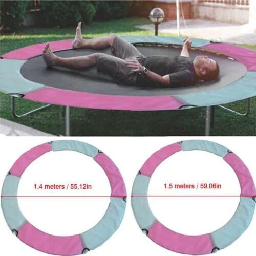 1.4m/1.5m Trampoline Spring Cover Edge Protection Pad Round Replacement Safety Pad Indoor Outdoor Kids Trampolines Accessories
