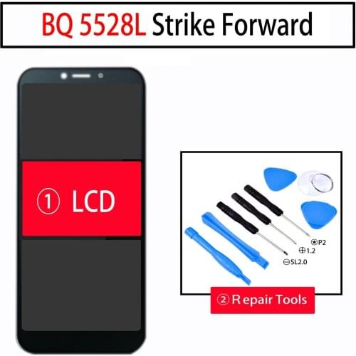 New 5.45" For BQ 5528L Strike Forward LCD BQ-5528L BQ 5528 Display and Touch Screen +tools Digitizer Assembly