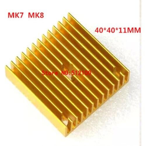 10PCS accessories 40 * 40 * 11 heat faster fin mk7MK8 extruder