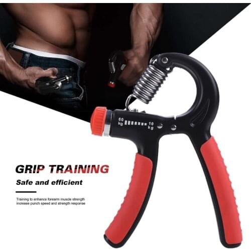 5-60Kg Adjustable Heavy Gripper Fitness Hand Exerciser Grip FatGrip Wrist Increase Strength Spring Finger Pinch Carpal Expander