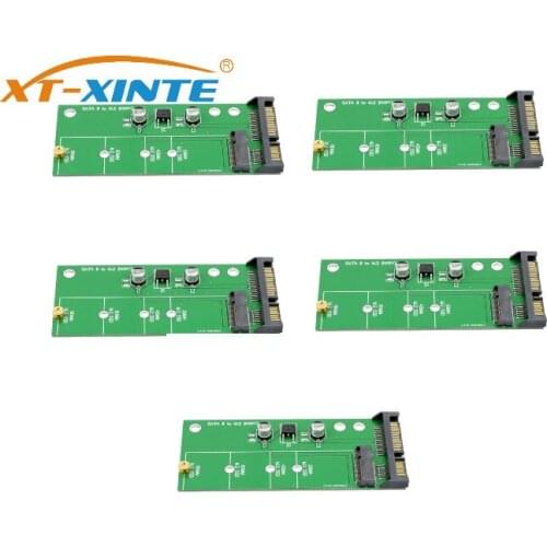 5PCS for NGFF ( M2 ) SSD to 2.5" SATA Adapter M.2 for NGFF SSD to SATA3 Convert Card 2.5 inch adapter