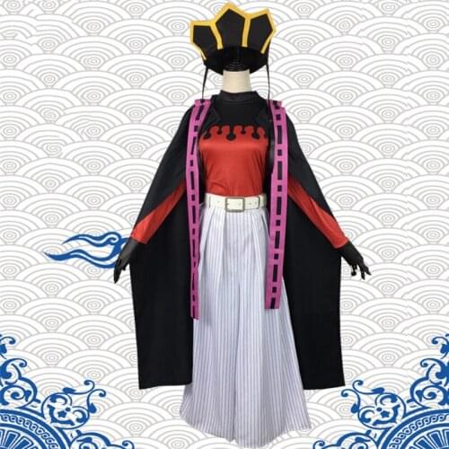 Anime Comic Demon Slayer Kimetsu no Yaiba Cosplay Costumes Douma Cosplay Costume Uniforms Kimono Blade Of Demon Kendo suits