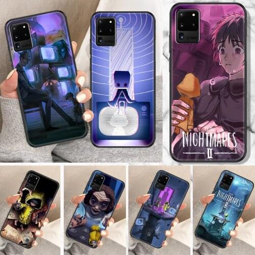 Little Nightmares 2 Phone case For Samsung Galaxy Note 4 8 9 10 20 S8 S9 S10 S10E S20 Plus UITRA Ultra black fashion hoesjes
