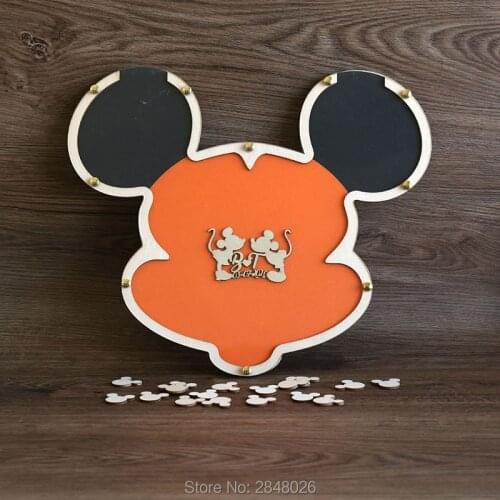 Wooden Wedding Mouse Guest Book, party Drop Box,Mouse Guest Book Alternative, wedding Guest Book