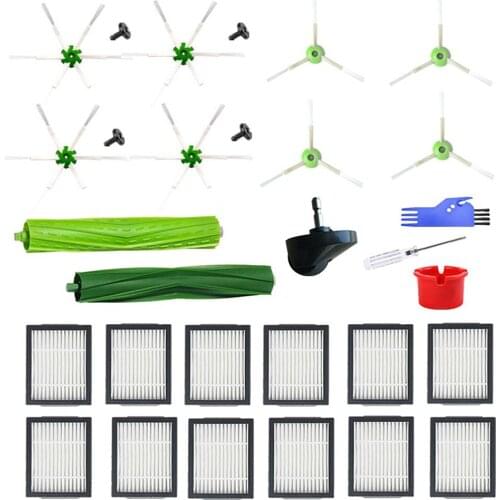 Main Side Brush Filter for IRobot Roomba I7 I7+ Cleaning Brushes for iRobot i7 Plus E5 E6 E7 Series Vacuum Cleaner Accessories