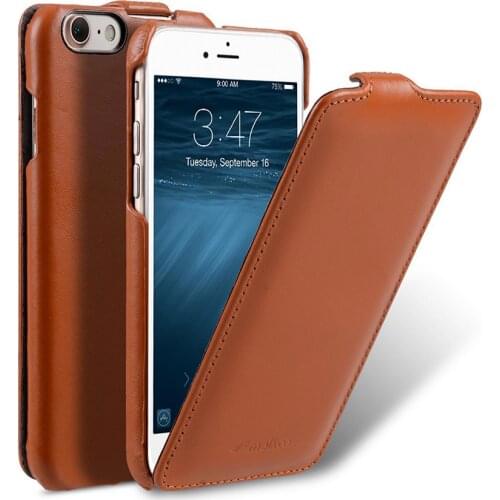 5 Colors 2020 New Business Flip Cover For iPhone8 Real Genuine Leather Cowhide Phone Case Bags For iPhone 7 8 Plus 4.7 5.5