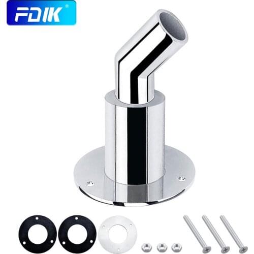 FDIK 24mm Exhaust Fitting Tube Pipe Diesel Heater Socket Kit Thru Hull Boat Car Truck Ventilation Adapter Stainless Steel 316