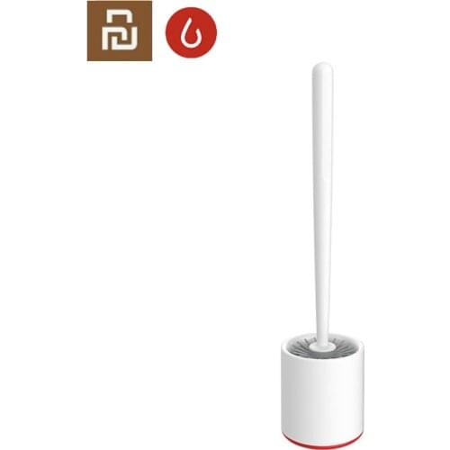 Original Youpin Yijie TPR Toilet Brushes and Holder Cleaner Set Silica Gel Floor-standing Bathroom Cleaning Tool