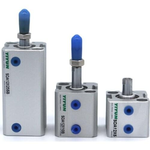 SDA12X50S SDA12X50B SDA12X50SB SDA12X55S SDA12X55B SDA12X55SB YIYUN Pneumatic components air tool Compact Cylinder SDA Series