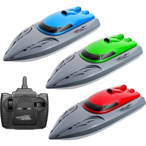 RC Boat 2.4G 20Km/h High-speed Remote Control Boats Cooled Engine Durable Freshwater Boats Toys For Kids Christmas Gifts