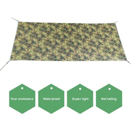 3x3m Awning Waterproof Tarp Tent Shade Ultralight Garden Canopy Sunshade Outdoor Camping Hammock Rain Fly Beach Sun Shelter new