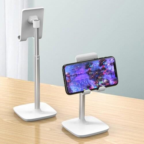 Retractable Anti-scratch Aluminum Alloy Desktop Phone Holder for Live Streaming