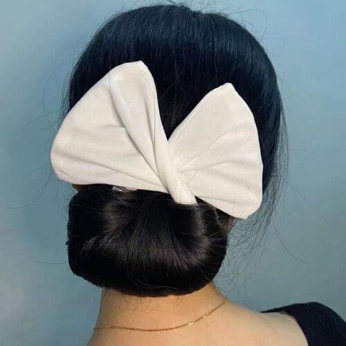 Deft Bun French Twist Hair Bun Maker Cloth Multiple Pattern Dot Hair Clip Fashion Headdress DIY Hairwear Must-Haves Tool