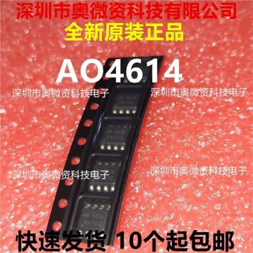 100% Original In Stock New AO4614 AO4614B SOP-88