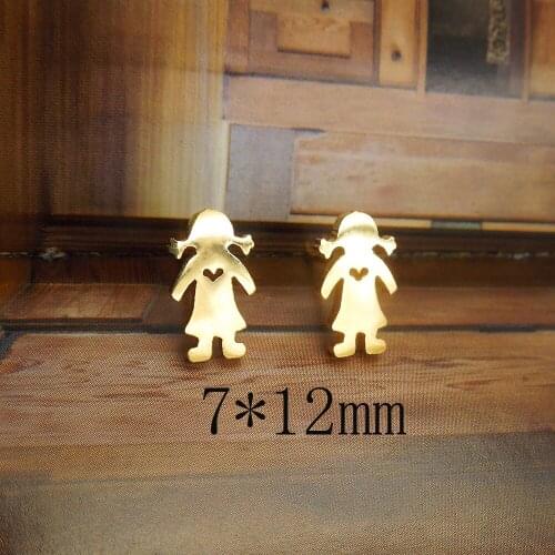 2018 Hot Classical Stainless Steel Earring Fashion Jewelry Simple Charm Girls Love Earring For Women Gold