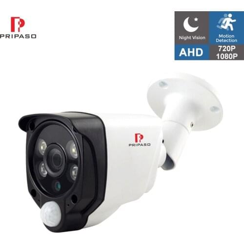 HD 1080P 2MP 4 in 1 PIR Function Alarm Camera Outdoor IR Waterproof CCTV Outdoor Motion Detection Security Camera AHD CVI TVI