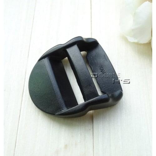 50pcs/lot 1-9/64" Ladder Lock Slider Plastic Buckles Backpack Straps Webbing 29mm Black