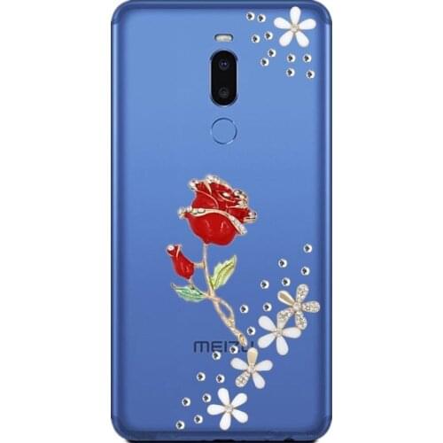 Bling Clear Phone Case For Meizu 15 16 Plus 16s 17 Pro 16X 16Xs Note 8 9 M8 Lite V8 C9 M6T M5s M5c M5 M6 M6s DIY Diamond Cover