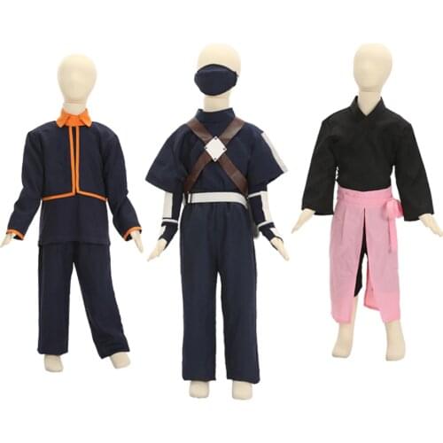 Brdwn Naruto Boys Minato Team Uchiha Obito Hatake Kakashi Cosplay Costume Ninja Suit
