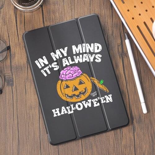Happy Halloween Gift for iPad 8th Generation Case Luxury Silicone Cover Air 4 10.2 7th Funda Pro 11 Case 2020 Mini 5 Air 2 Coque