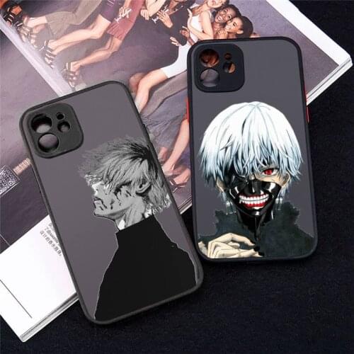 Tokyo Ghoul Phone Case For iPhone 12 11 Mini Pro XR XS Max 7 8 Plus X Matte transparent cover