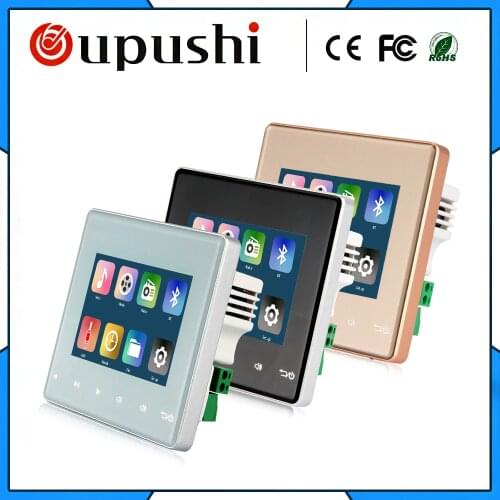 Home Audio And Music,Ceiling Speaker System,Bluetooth Digital Stereo Amplifier, In Wall Awith Touch Key