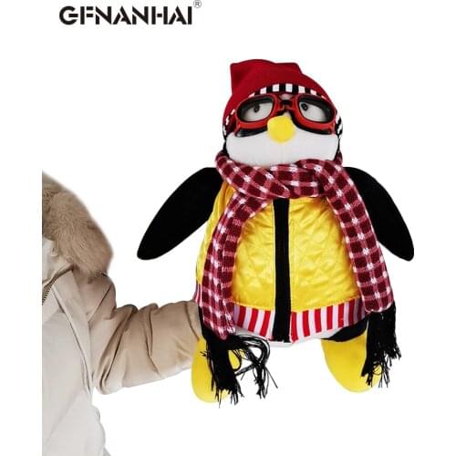 1pc 25/55CM Serious Friends Joeys Friend PENGUIN Hugsy Plush Toys Rachel Stuffed Doll for Children Kids Birthday Christmas Gift