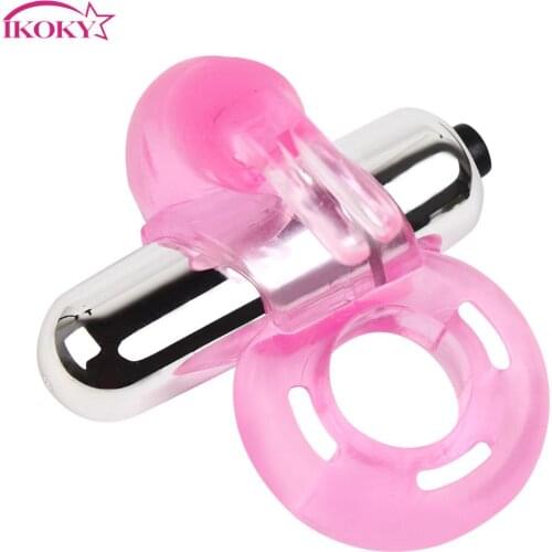 IKOKY Sex Toys for Men Male Adults Products Rabbit Vibrator Vibrator Cock Ring Penis Rings Dildo Silicone Delay Ejaculation