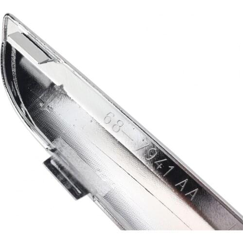 Bumper Side Moulding Compact Protective Chrome Plated Left Side Front Bumper Trim Cover 68127941AB for Chrysler 300 2011-2014