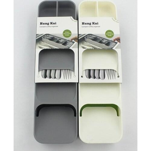 Storage finishing box kitchen modern minimalist tableware drawer knife and fork compartment box spoon fork titanium chopsticks f