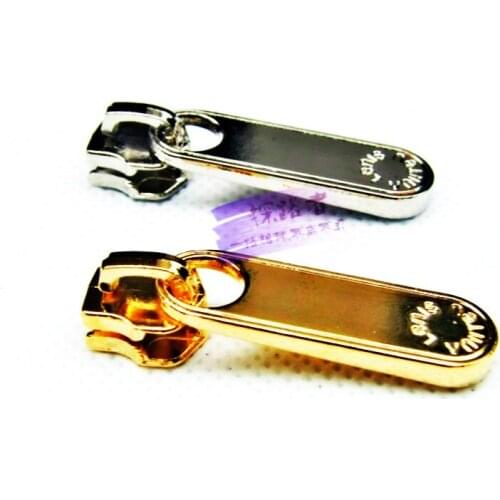 50 PCS/LOT Designers Metal Zipper Slider Pull Repair Fix Puller Head For Tent OR Box Fasteners Sewing Accessories Wholesale