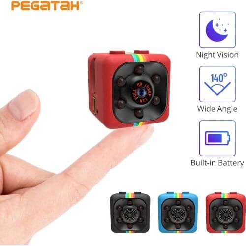 Mini Camera HD 1080P Sensor Night Vision Camcorder Motion DVR Micro Camera Sport DV Video small Camera cam SQ 11