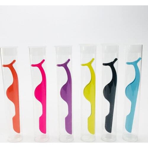 Wholesale Eyelash Tweezers False Eyelashes Applicator In Bulk Lash Extension Stainless Steel Lashes Makeup Tools 30/50/100pcs