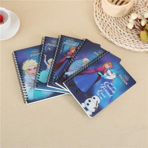 Genuine Disney Frozen Notebook Manual Cartoon Coil Waterproof Fall Resistance Notepad Office School Supplies Gift