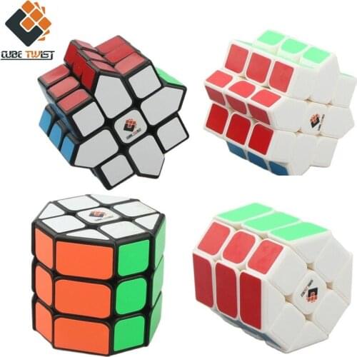 Original Cubetwist Anise Cube 3x3x3 Magic Puzzle Cylindrical and Sunflower Collection Cube toy Professional Educational Kid toys
