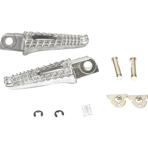 Silver Motorcycle Rear Foot Pegs Rest Pedal For Suzuki GSXR600 750 1000