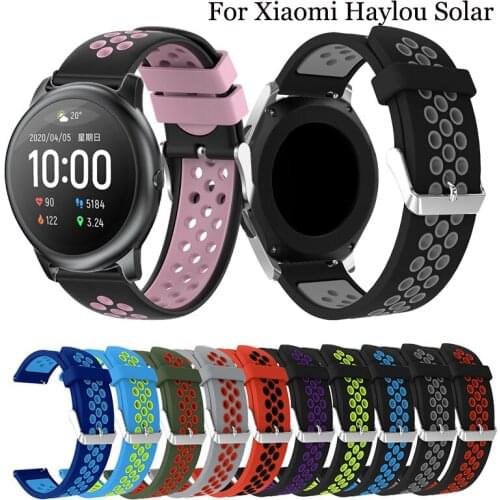 Sport strap for Xiaomi Haylou Solar LS05 Wristband Silicone Sport Bracelet for Haylou Solar LS05 Smart Watch Wristband