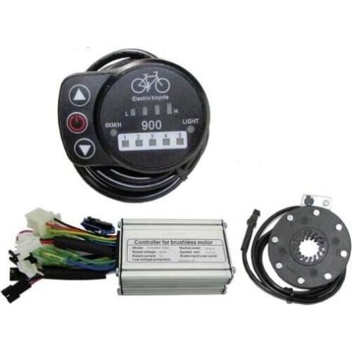 36V 250W 24V 250W Controller LED LED900 display Meter PAS Set E-bike Conversion kit Dual Mode Hall Sensor and Hall Sensorless