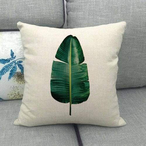 Home decoration pillow cushion cover living room sofa cushion cover plant floral style pillowcase festival throw pillows cover