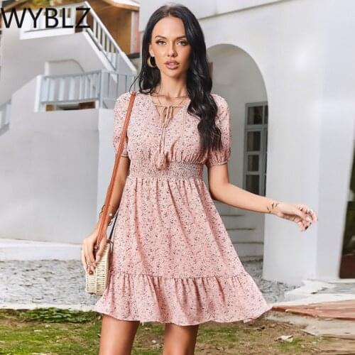 Розовые летние платья WYBLZ China At AliExpress