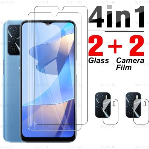 4in1 Tempered Glass For Oppo A16 6.52inch Scratch Resistant Screen Protector for oppo appo a 16 16a CPH2269 camera lens ​film