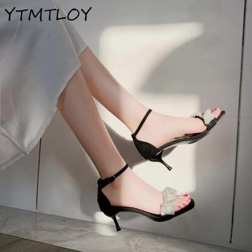 2021 Women Sandals Summer Fashion Open Toes High Heels Shoes Women Thin Belt Pumps Party Casual Females Heels