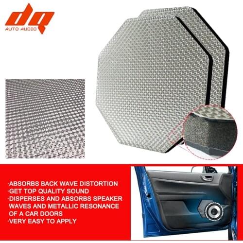2pcs Car Audio Modified Insulation Chips Shock Absorber Board Acoustic Resonance Car Car Speaker Back Sound Insulation Material