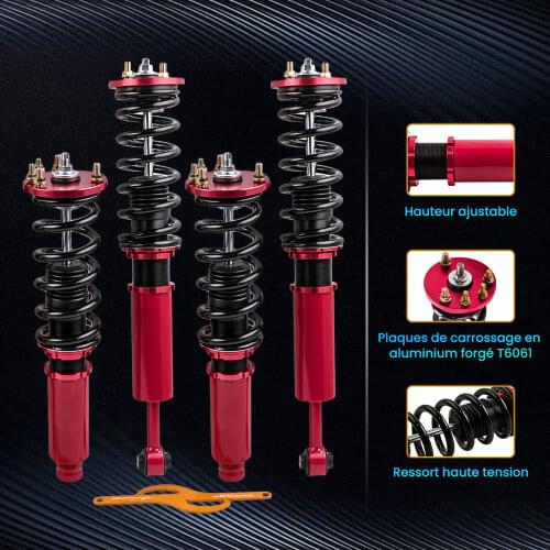 4pcs Coilovers Spring Coilover Suspension shock Struts For Honda Accord 2003-2007 Acura TSX 2004-2008